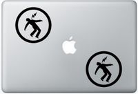 Warning Green Day ArcDecals78601313 Set Of Two (2x) , Decal , Sticker , Laptop , Ipad , Car , Truck