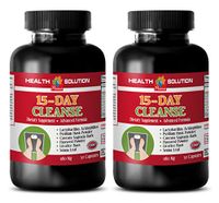 Immune System Supplement - 15-Day Cleanse 1180 mg - Advanced Formula - antioxidant Powder - 2 Bottles (60 Capsules)