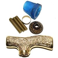 Men Derby Cane Walnut Maple | Decorative Defence Victorian Peweter Solid Brass Handle -Affordable Gift! Item #HAR-9112407 | Walking Sticks Men & Women
