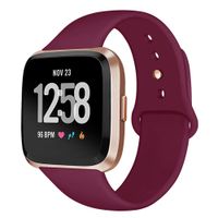 Kmasic Sport Band Compatible with Fitbit Versa/Fitbit Versa 2/Fitbit Versa Lite Edition, Soft Silicone Replacement Wristband Versa Smart Watch