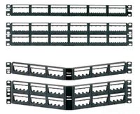Panduit UICMPP24BLY 24-Port Flat Patch Panel, Black