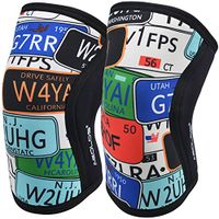 AEOLOS Knee Sleeves (1 Pair), 7mm Thick Compression Knee Braces Offer Strong Support for Weightlifting | Cross Training | Powerlifting | Bodybuilding | Squats | Gym and Other Sports(Large)