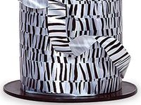 Citrus Zebra Curling Ribbon 7/16"x250 yds 100% Polypropylene (8 Rolls) - Wraps-CRZEB