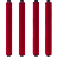 Miaowater 2 Pack Refrigerator Door Handle Covers Kitchen Appliance Handles Decor Protector for Ovens, Dishwashers Anti-Static Stains Resistant Soft Neoprene (Red)