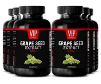 Grape Seed Phytosome - Grape Seed Extract 100 - Anti Wrinkle Pills 6 Bottles 180 Capsules