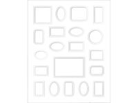 PA Framing, Double Thick Mat, 2 Openings, 16 x 20 inches - White Core and White Inner