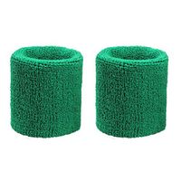 1Pair Pure Cotton Wristbands Men Women Wrist Bands Sweatbands for Sport Tennis Rodalind