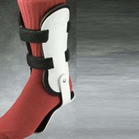 Swede-O Arch Lok Hinged Ankle Brace, White, Left, X-Large