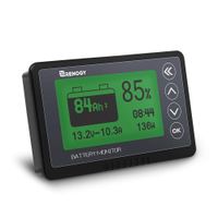 Renogy RBM500-G1 500A Battery Monitor, High and Low Voltage Programmable Alarm, Voltage Range 10V-120V and up to 500A, Compatible with 12V Lithium Sealed, Gel, Flooded Batteries