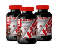 Testosterone Booster with tribulus - X-TEND for Men - ALTIMATE Enhancement - l-arginine Supplements - 3 Bottles 180 Tablets