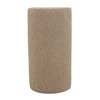 COMOmed Self Adherent Cohesive Bandage Latex FDA Approved 4"x5 Yards First Aid Bandages Stretch Sport Wrap Athletic Tape for Wrist Ankle Sprain and Swelling,Skin(12 Rolls)