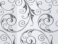 Christmas Print Cello Bags - Jewel Swirl Black 5x3x11" Cello Bags 1.2 mil (Frosted Accents) (2 Packs; 100 Bags Per Pack) - WRAPS-C4BJSB