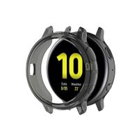 Libobo 44MM Soft Ultra-Slim Crystal Clear Protector Case Cover Compatible with Samsung Active 2 (Black)