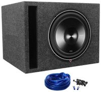 Rockford Fosgate P3D2-12 12" 1200 Watt Car Subwoofer + Vented Sub Box Enclosure