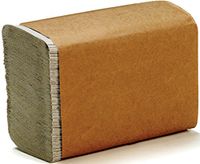 vonDrehle 548-K Preserve 9.5" x 9.25" Natural Multi-Fold Towels, Brown, 250 Towels per Pack, 16 Packs per Case, 4000 Towels per Case, 9.25 Inches Sheet Width, 9.5 Inches Sheet Length
