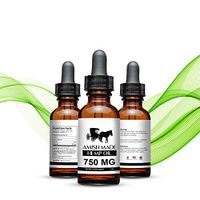 750mg Amish Made Hemp Oil for Pain, Anxiety & Stress Relief - 750mg of Pure Hemp Extract - Grown & Made in USA - 100% Natural Hemp Drops - Helps with Sleep, Skin, Pain & Hair. (750)