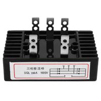Keenso Three Phase Diode Bridge Rectifier AC to DC, SQL100A 1600V Diode Bridge for Switching Current