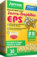 Jarrow Formulas Jarro-Dophilus EPS, Supports Intestinal Health,  25 Billion Per Capsule, Supports Gastrointestinal Health, 30 Caps (Cool Ship, Pack Of 2)