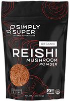 Simply Super Organic Reishi Mushroom Powder - 100% Pure, USDA Certified Organic Reishi Mushroom Powder – 4oz