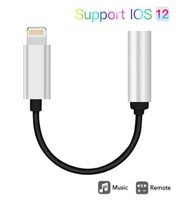 Ligtning to 3.5mm Audio Adapter Connector Compatible with iPhone XR XS Max X 8 7 Plus, iPad, iPod Touch Headset Jack Converter, Earphone Adapter Compatible with iOS 10.1~12.3 or Later (Silver-1)