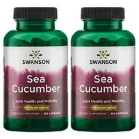 Swanson Sea Cucumber 500 mg 100 Caps 2 Pack