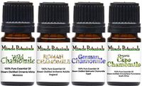 Miracle Botanicals Chamomile Essential Oil Sampler - Set of 4 100% Pure Therapeutic Grade Essential Oils - German Chamomile, Roman Chamomile, Organic Cape Chamomile, and Wild Chamomile -(4)5ml