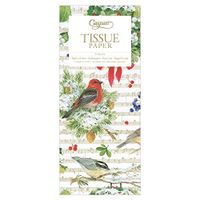 Caspari Winter Song Tissue Paper, 16 Sheets Included