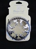 Yankee Candle BUNNY Illuma-Lid Jar Topper BUNNIES/FENCE NEW! EASTER