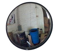 See All SSO14 Circular Stainless Steel Outdoor Convex Security Mirror with Back, 14" Diameter (Pack of 1)