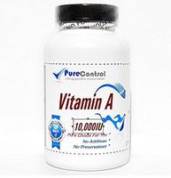 Vitamin A 1000mg // 100 Capsules // Pure // by PureControl Supplements