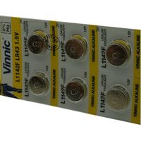 Vinnic Pack de 10 batterys L1142F