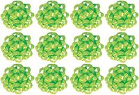 The Gift Wrap Company  Decorative Confetti Gift Bows, Medium, Lime, pack of 12