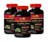 Metabolism Pills - Candida Away Plus - Candida Pills for Women - 3 Bottles (180 Capsules)