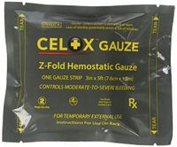 Celox Z-Fold Gauze (3in x 5' (7.6cm x 1.5m))