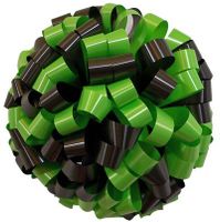 Black & Lime Car Bows