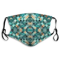 Purple Mermaid Protective Mask with Gasket Disposable Water Repellent Multilayer Filter Adult Sunscreen Large Mask M