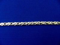 Serenity2000 10108 Stainless Steel Magnetic Bracelet- Aphrodite 7.5 in.- All Silver