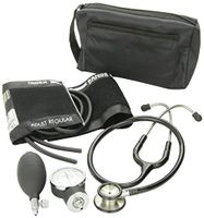Prestige Medical Aneroid Sphygmomanometer Clinical Lite Stethoscope Kit, Black