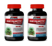 Prostate Support American - Saw Palmetto Berry Extract 160MG - Prostate Support - Saw Palmetto Fruit Extract - 2 Bottles (120 Softgels)