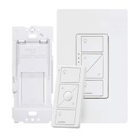 Lutron Caseta Smart Home Dimmer Switch and Pico Remote Kit, Works with Alexa, Apple HomeKit, and the Google Assistant | P-PKG1WB-WH | White
