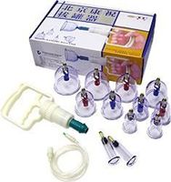 AnHua®Traditional Medical Kangzhu 12-Cup Biomagnetic Chinese Cupping Therapy Massage Set