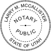 Utah Notary Seal Stamp