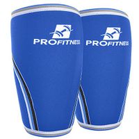 ProFitness Knee Sleeve (Pair) Squat Knee Support Knee Sleeve (Blue/XX-Large)
