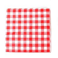 Buorsa 40 Count Red and White Gingham Luncheon Napkins Decorative Disposable Paper Party Napkins