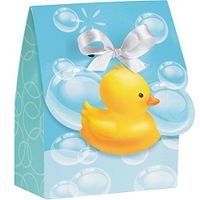 Creative Converting 087058 W/RIBBON Favor Bag, 4 x 3.5 x 1.5, Multicolored