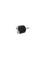 Velleman CAA17 Dual Phono (RCA) Jacks to 1/8" Phone Mono Plug Adapter, 1 Grade to 12 Grade