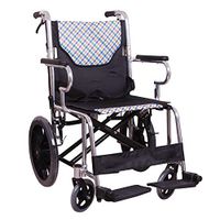 Wheelchair Medical Equipment Light Folding Transport Travel Portable Elderly Disabled Travel Aluminum Self-propelled Walker Assist Devices