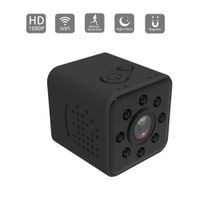 30mm 1.2'' Micro Camera,SQ23 HD Camcorder Night Vision 1080P Sport DV Camera Infrared Car DVR Motion Detection (Black)