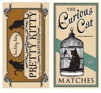 HomArt Curious Cat Long Matches Match Box Set Of 2