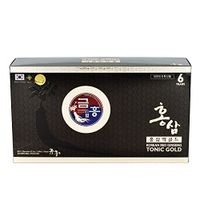 Highly Potent Panax Korean Red Ginseng Tonic Gold 100% Premium 6-Year Roots Only - Improve Memory, Immunity and Sex Life